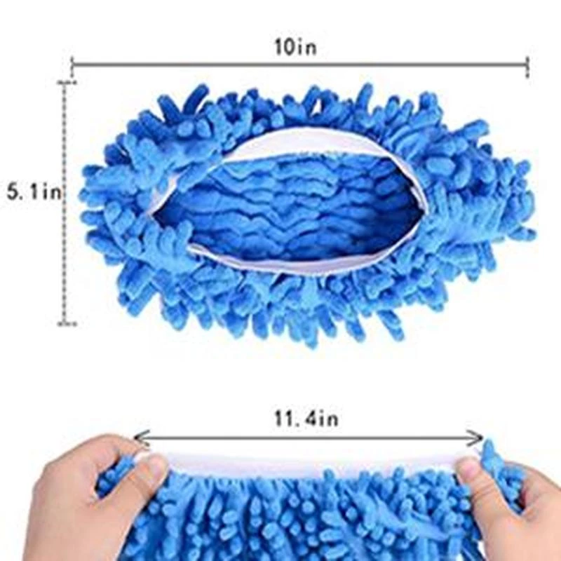 2in1 Dust Mop Slipper Shoe Rag Mop Shoes Cover Dust Mop Slippers ...