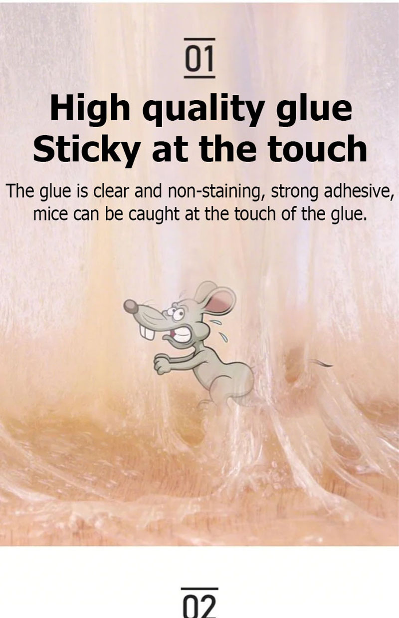 250G Rat Killer Glue Super Sticky Rodent Control Mousetrap Glue for big ...