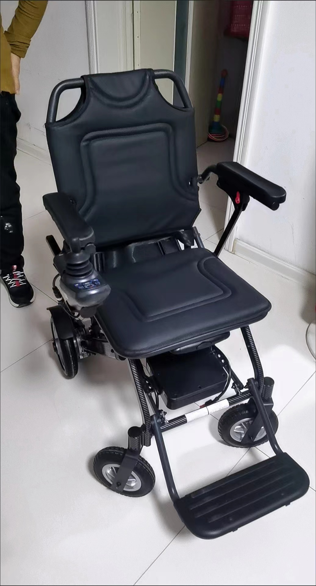 Remote control electric wheelchair intelligent automatic folding light ...
