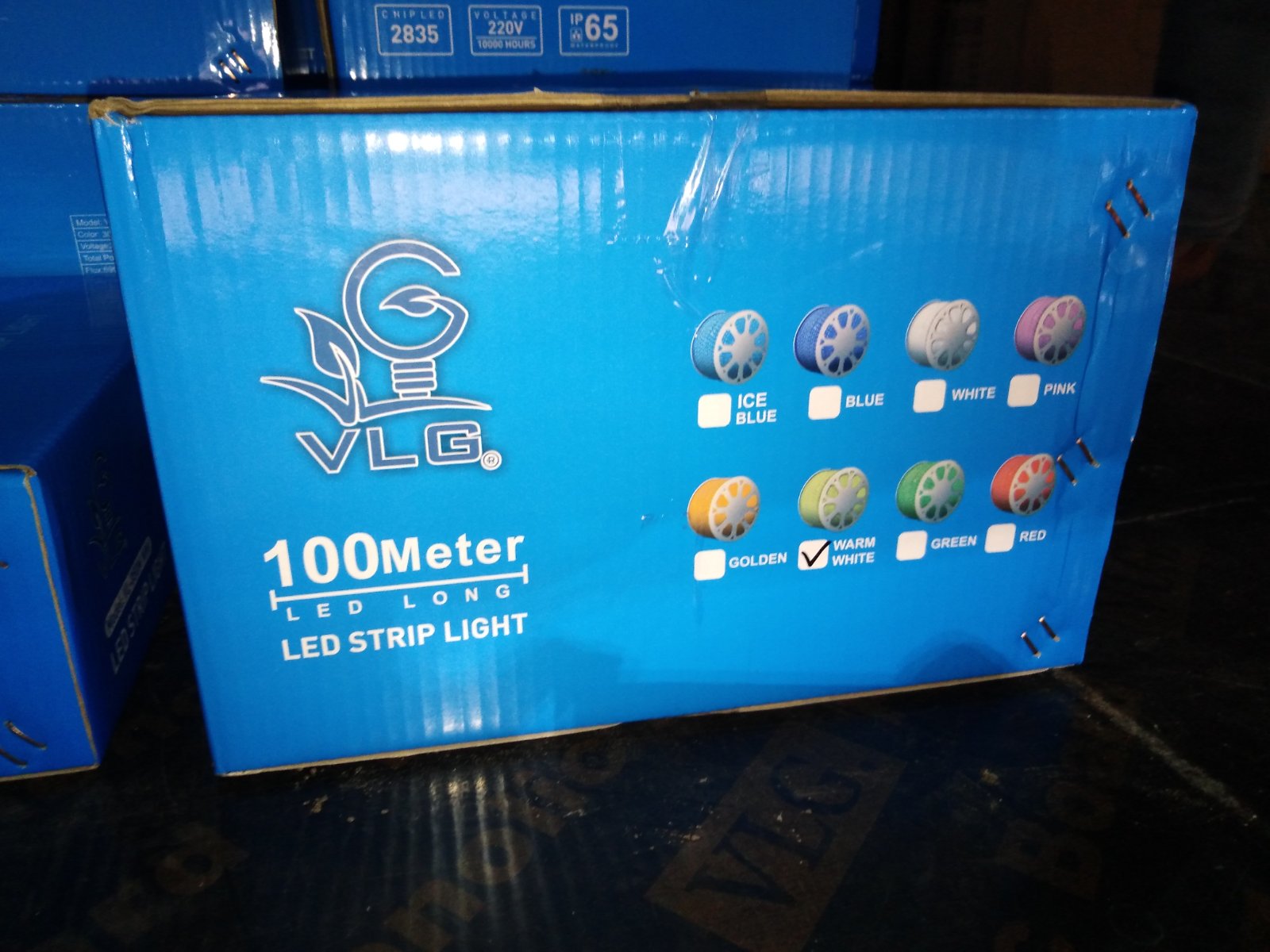 VLG LED STRIP LIGHT 1 METER ROLL ( VL-2835 120D 8MM 8W ) | Shopee ...