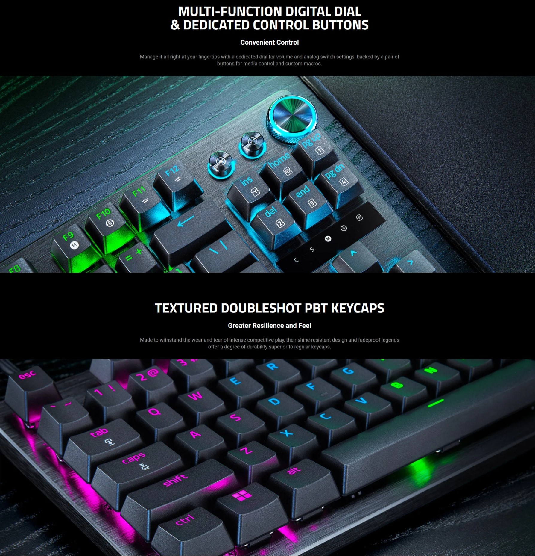 Razer Huntsman V3 Pro Tenkeyless Analog Optical Esports Keyboard ...
