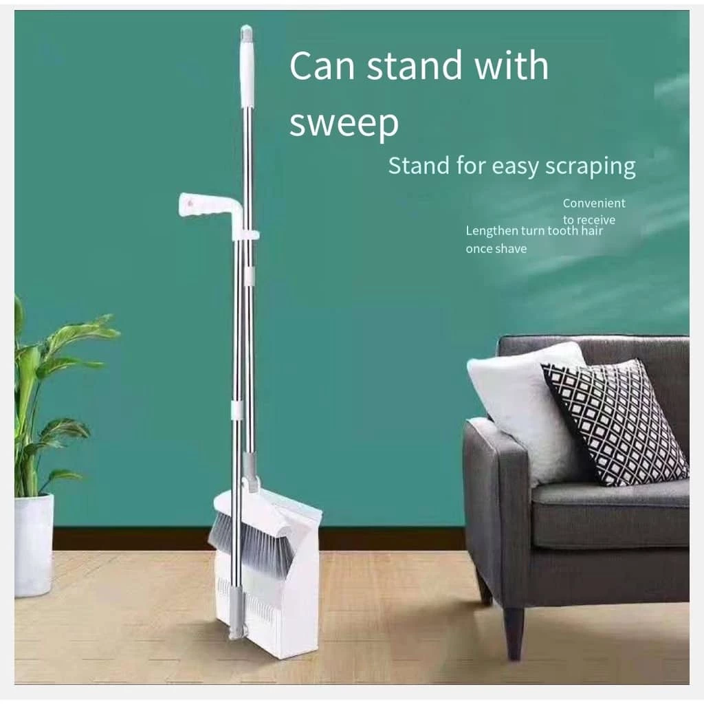 Household Cleaner Sturdy & Durable Long Handle Sweeper Foldable and ...