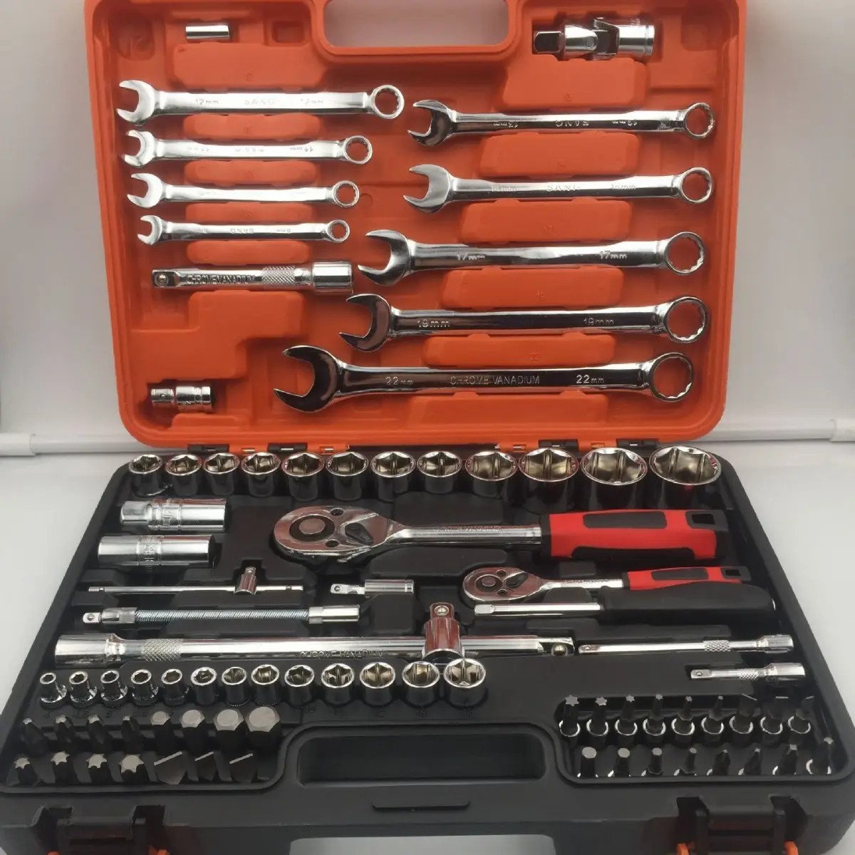REAIM 82PCS Tools Set for Motorcycle Bike Hand Tool Socket Wrench ...