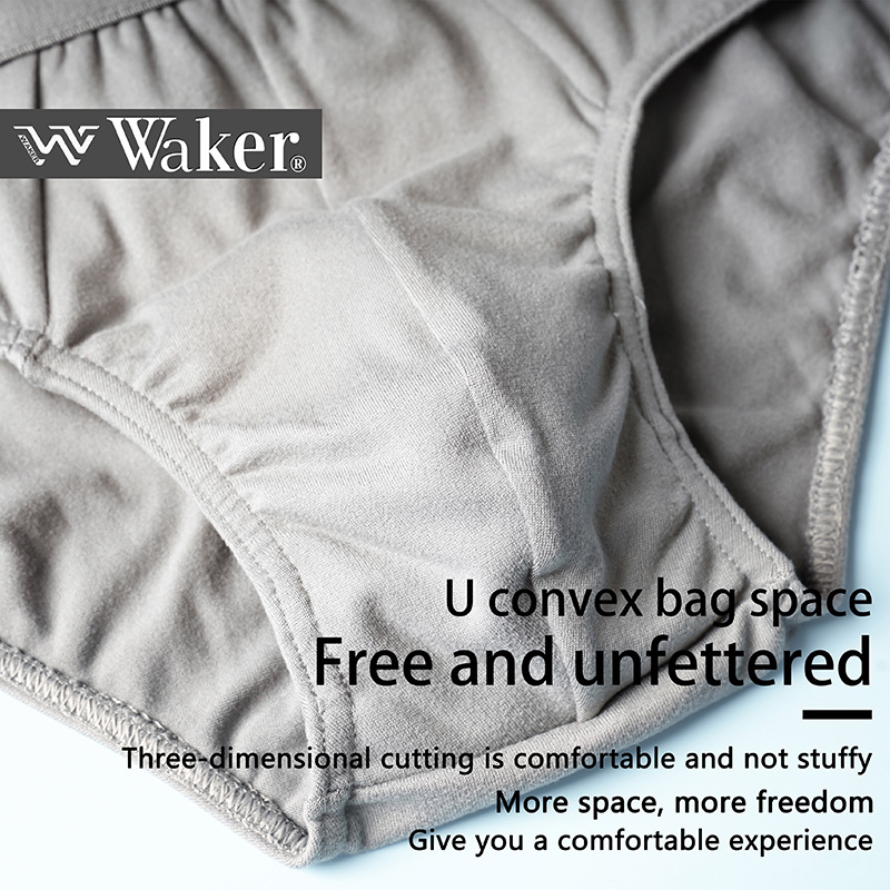 ⭐WAKER COD Brief For Men Makapal Bref For Man 3/6/12Pcs Cotton-Spandex ...