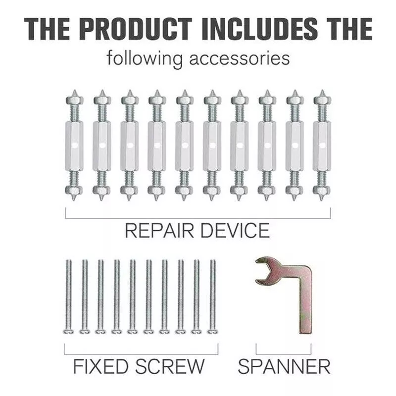 10pcs Switch Socket Box Screw Support Rod Rust Resis Wall Mounted ...