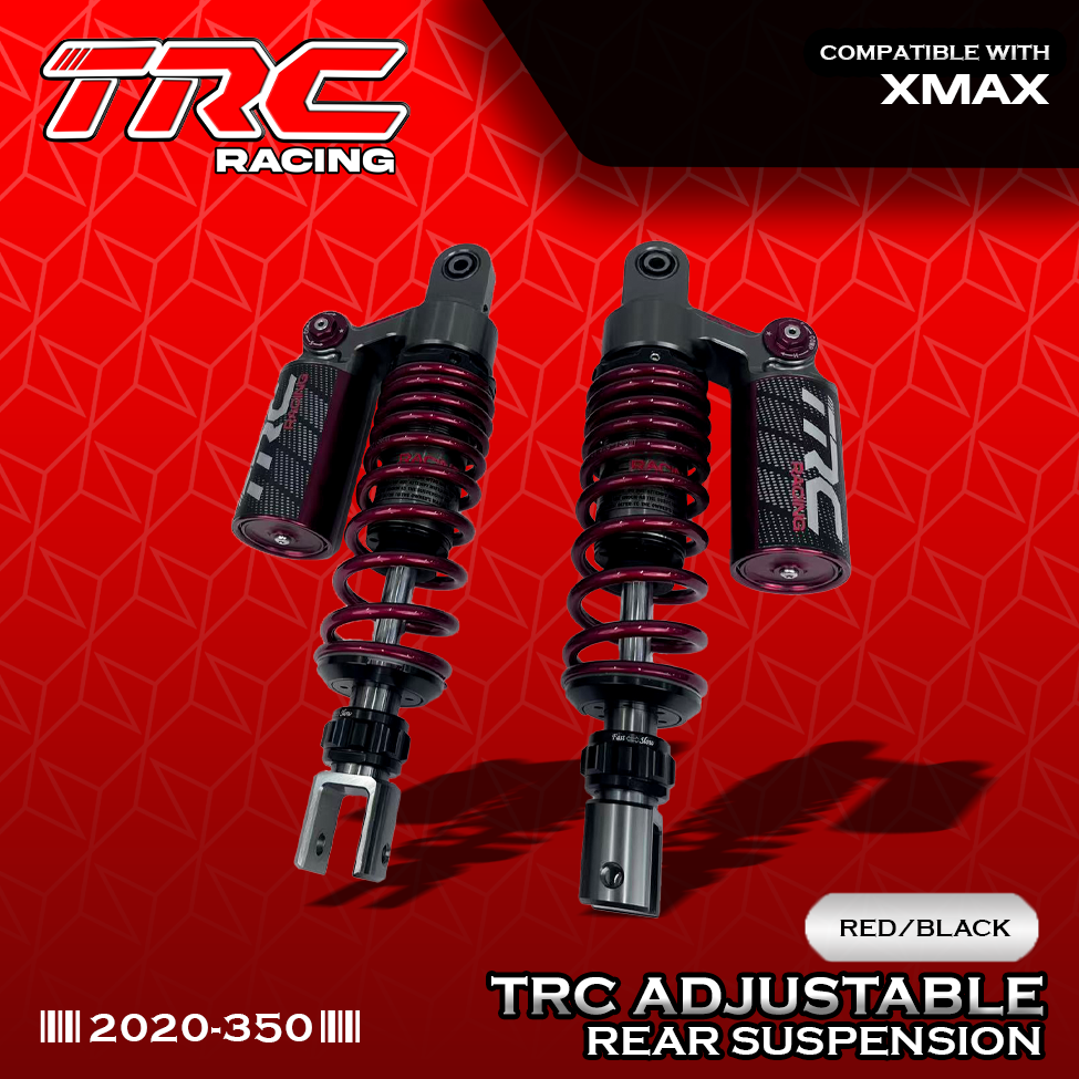 TRC Racing RACETECH-SERIES FULLY ADJUSTABLE 350MM REAR SHOCK SUSPENSION ...