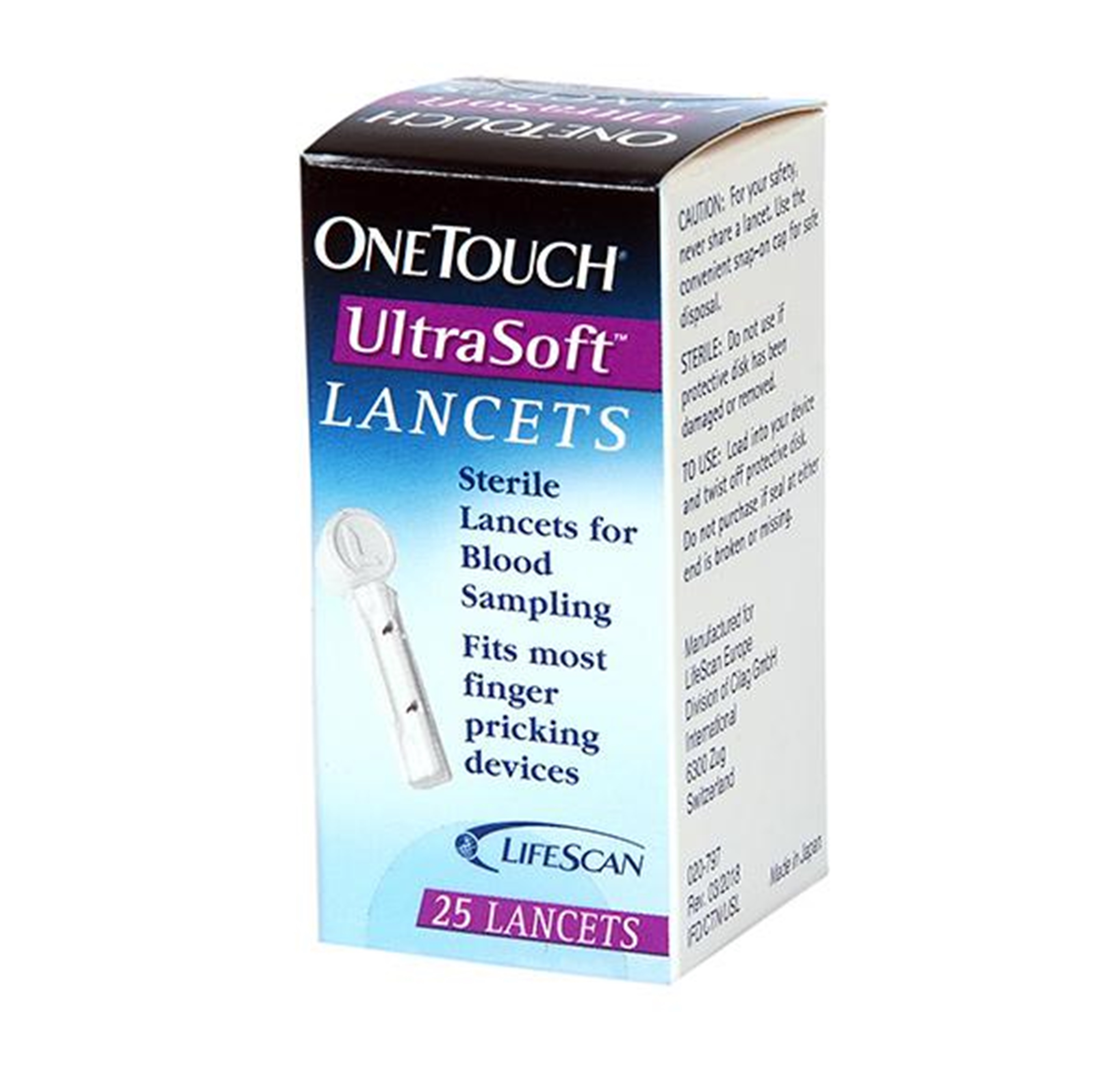 One Touch Ultra Soft Lancet 25s or 100s or One Touch Ultra Lancing ...