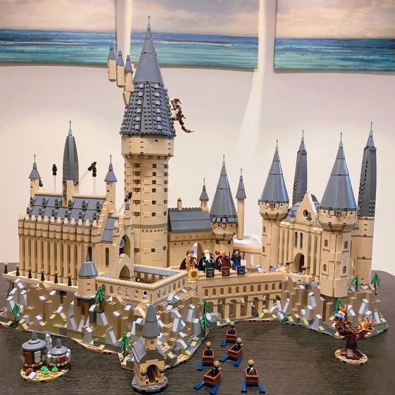 HNB Small Particles Magic Castle Building Blocks Collectible Toys ...