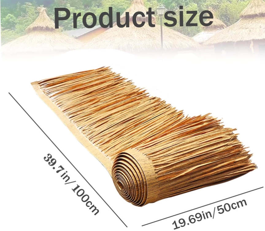 Simulated Thatched Scenic Roof Decorate Fake Straw Plastic Thatched ...