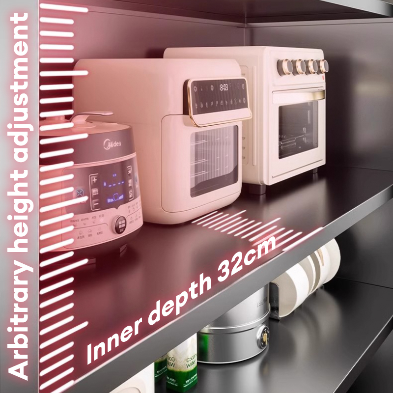 Kitchen Cabinet Dustproof Cabinet Kitchen Rack Kitchen Storage Cabinet ...