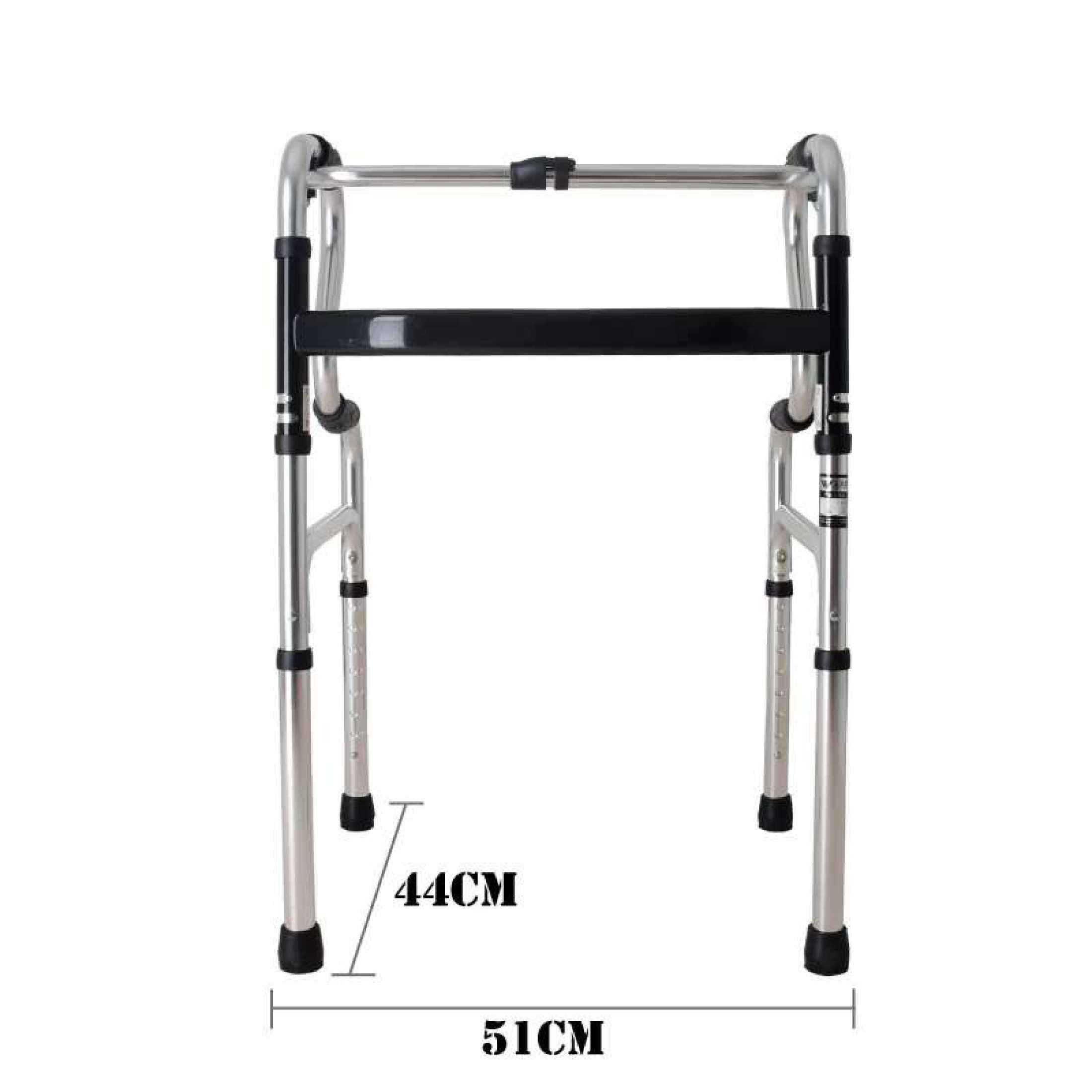 【Fast delivery】Adult Walker with Wheels Elderly Walker Stainless Steel ...