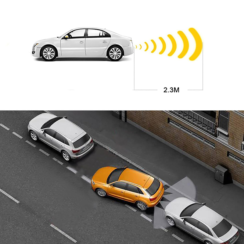 Car Parking Sensor Rear Reversing Radars System with 4 Parking Sensors ...