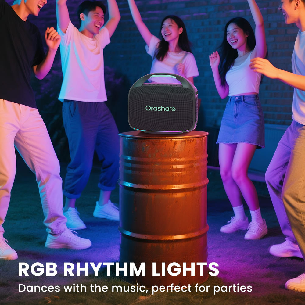 Orashare BS08Max 40W Bluetooth Speaker Super Sound With RGB Deep Bass ...