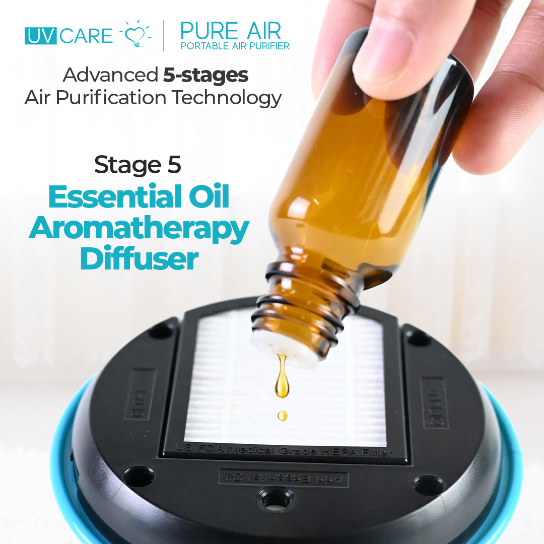 UV Care Pure Air Portable Air Purifier (White & Gray) | Shopee Philippines