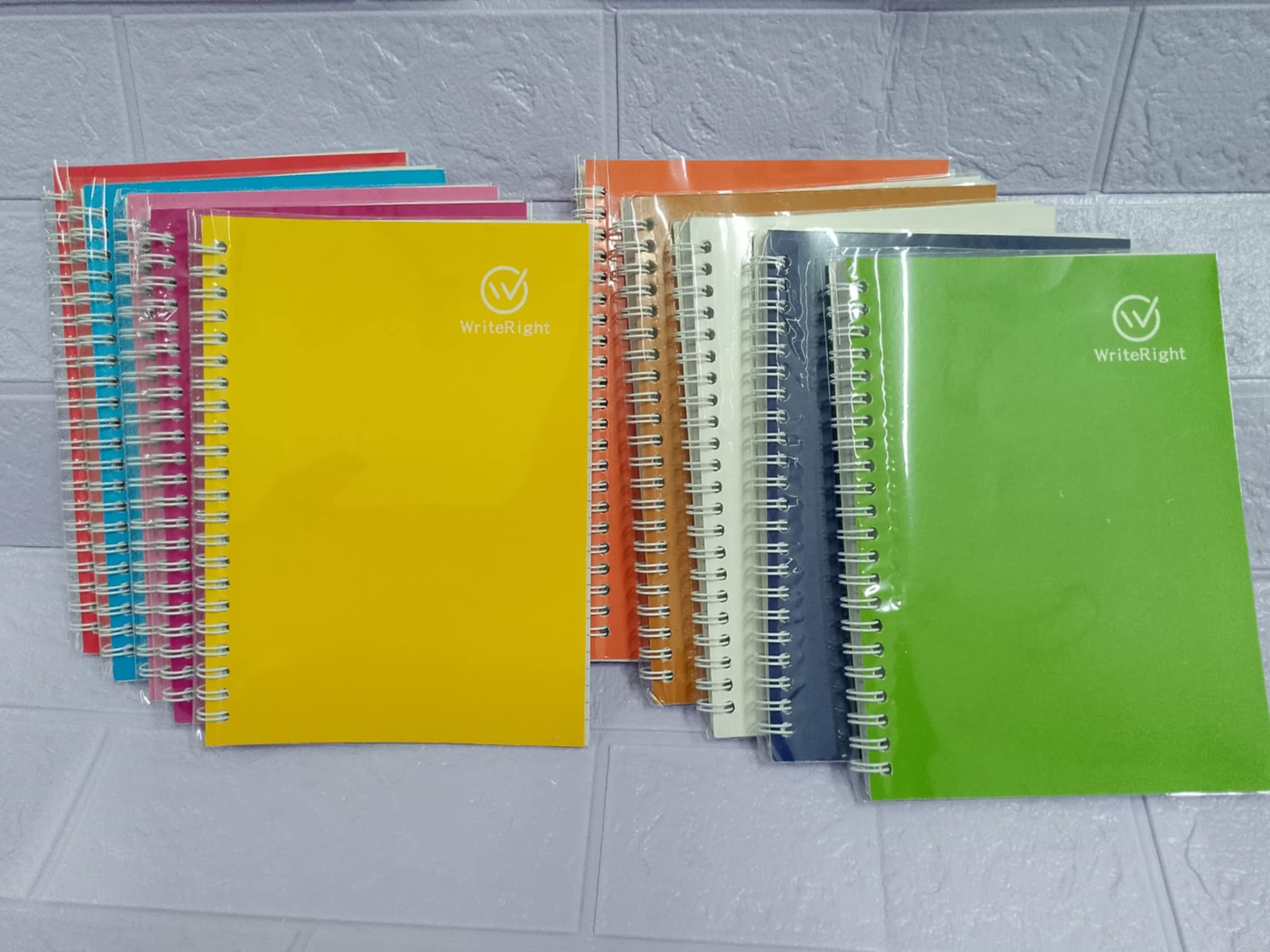 1Bundle(10pcs) Spiral Notebook 10 Color Available With And Without ...
