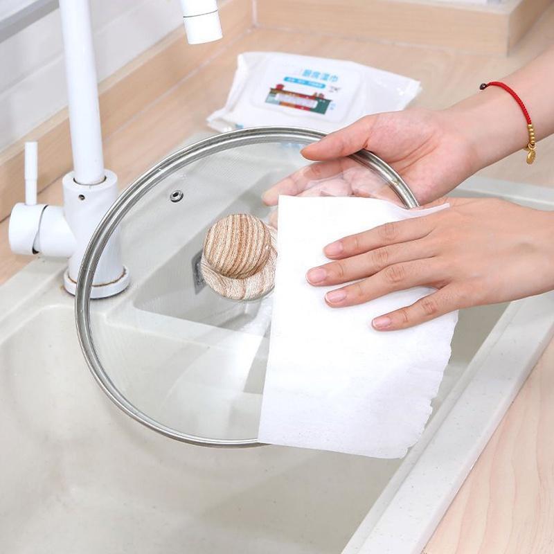 Ecoplanet 80pcs Kitchen Wipes Multipurpose Dish Cleaning Scented Wipes ...
