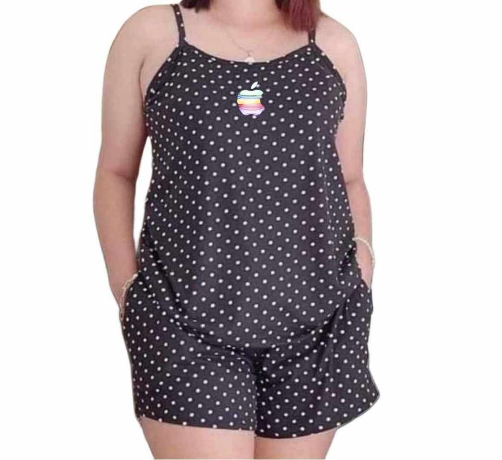 PRINTED POLKA TERNO SANDO WITH HIGH QUALITY FABRIC, SPANDEX, DTF ...