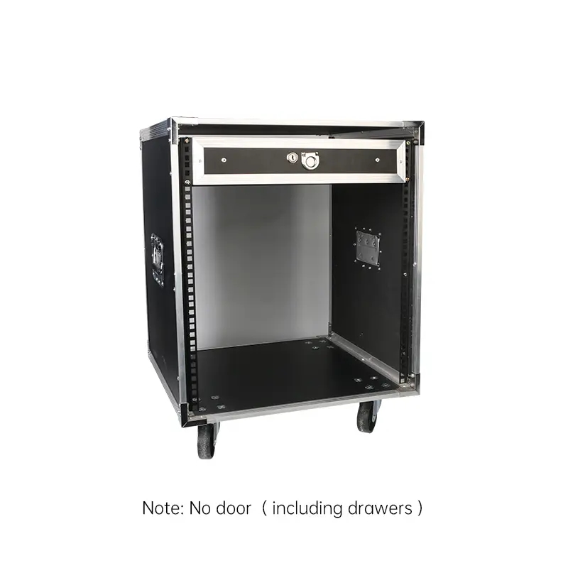 12U Flight Case Power Amplifier Rack Empty Cabinet Touring Case With ...