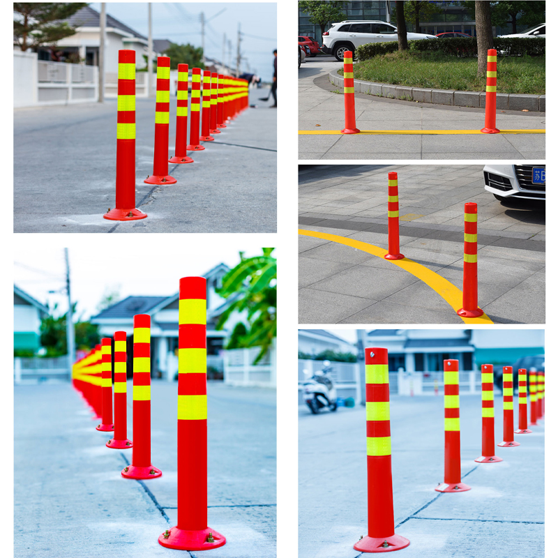 EVA PE METAL Road Safety Reflective Bollard Traffic Post warning post ...