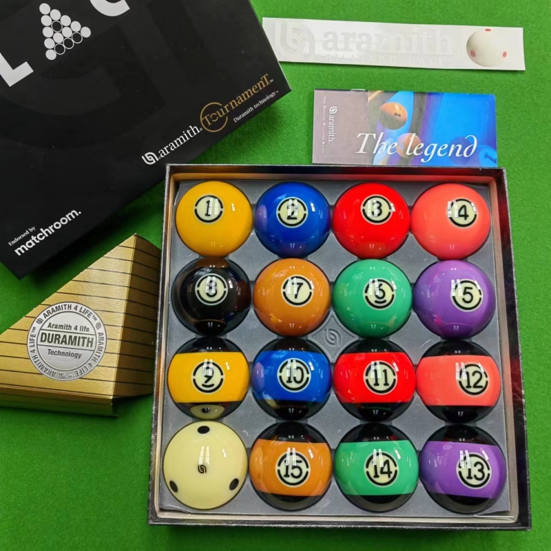 57.2mm Standard Size Billiard Pool Balls Set 3A Original Black TV ...