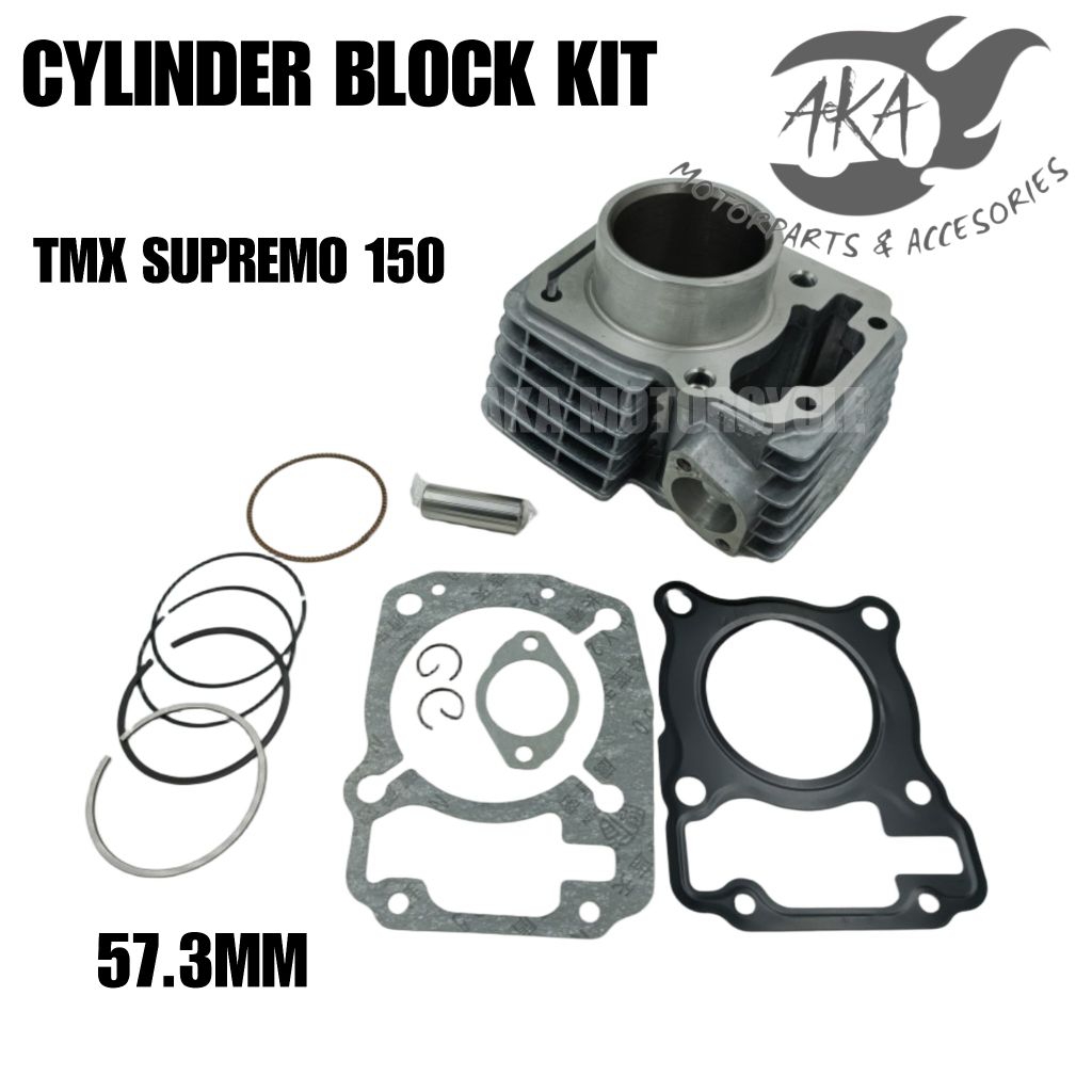 MRP-CYLINDER BLOCK KIT 8SET/1BOX FOR TMX SUPREMO 150-57.3MM | Shopee ...