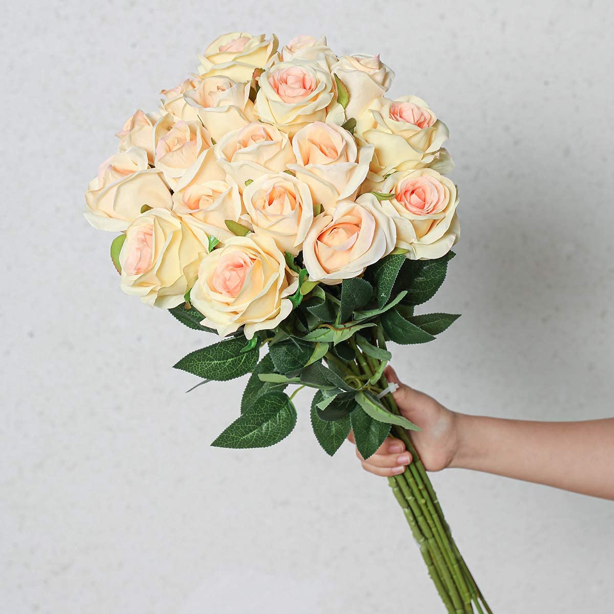 High Quality Velvet Rose&Cloth Rose Fake Rose Fake Flowers Artificial ...