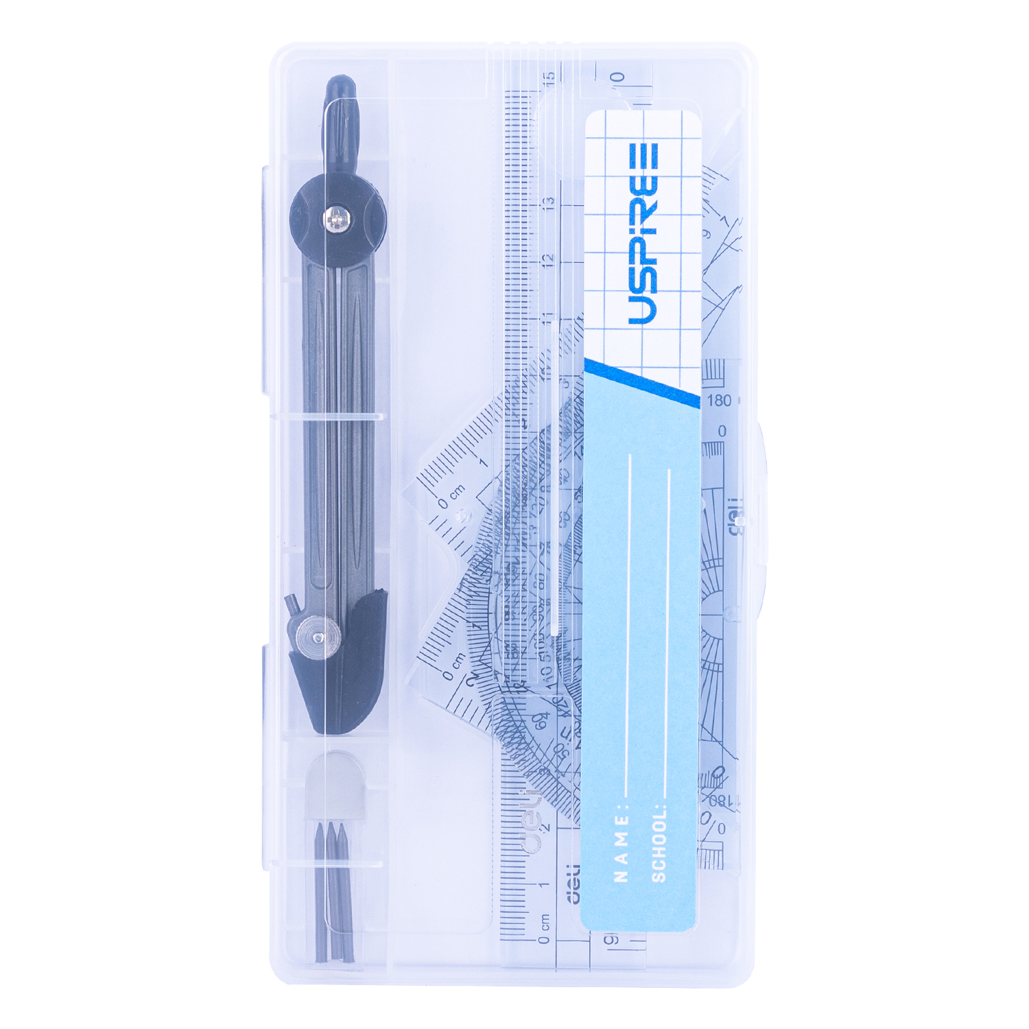 Deli 9609 - Student Ruler Set (1PC) [75259609] | Shopee Philippines