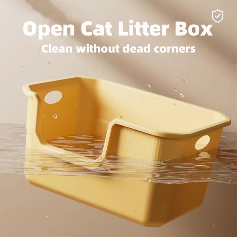 Cat Litter Box With Scoop Kitten Litter Box Cat Toilet Deodorization