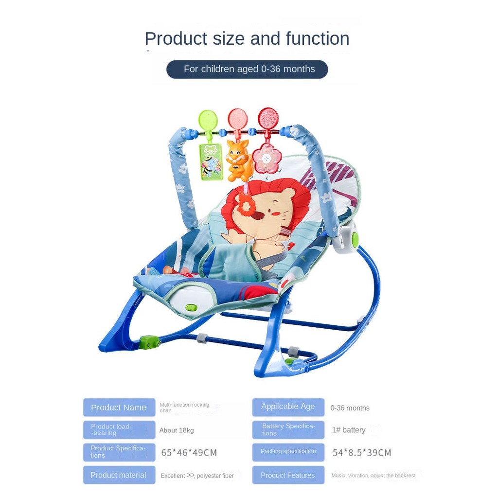 2 In 1Multifunctional Rocking Chair for Baby Electric Vibration ...