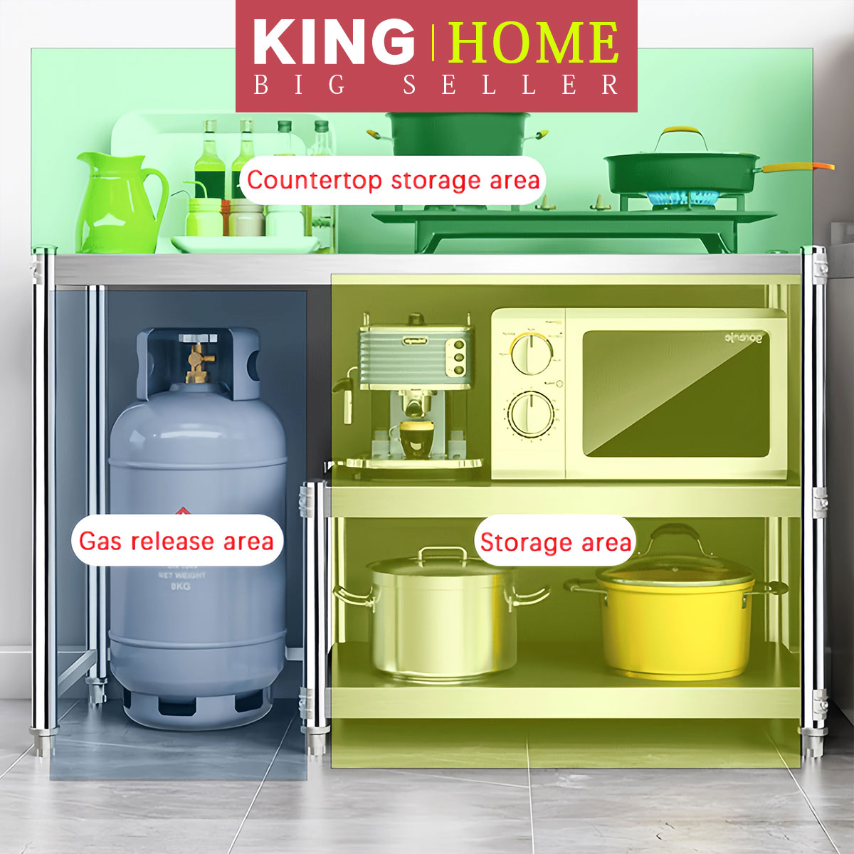 Kitchen gas stove, gas rack, stove top, heavy-duty kitchen rack ...