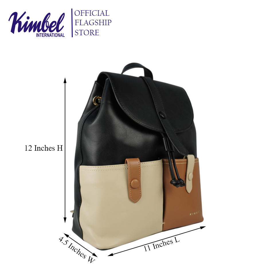 KIMBEL HGZB7126 Backpack Synthetic Leather | Shopee Philippines