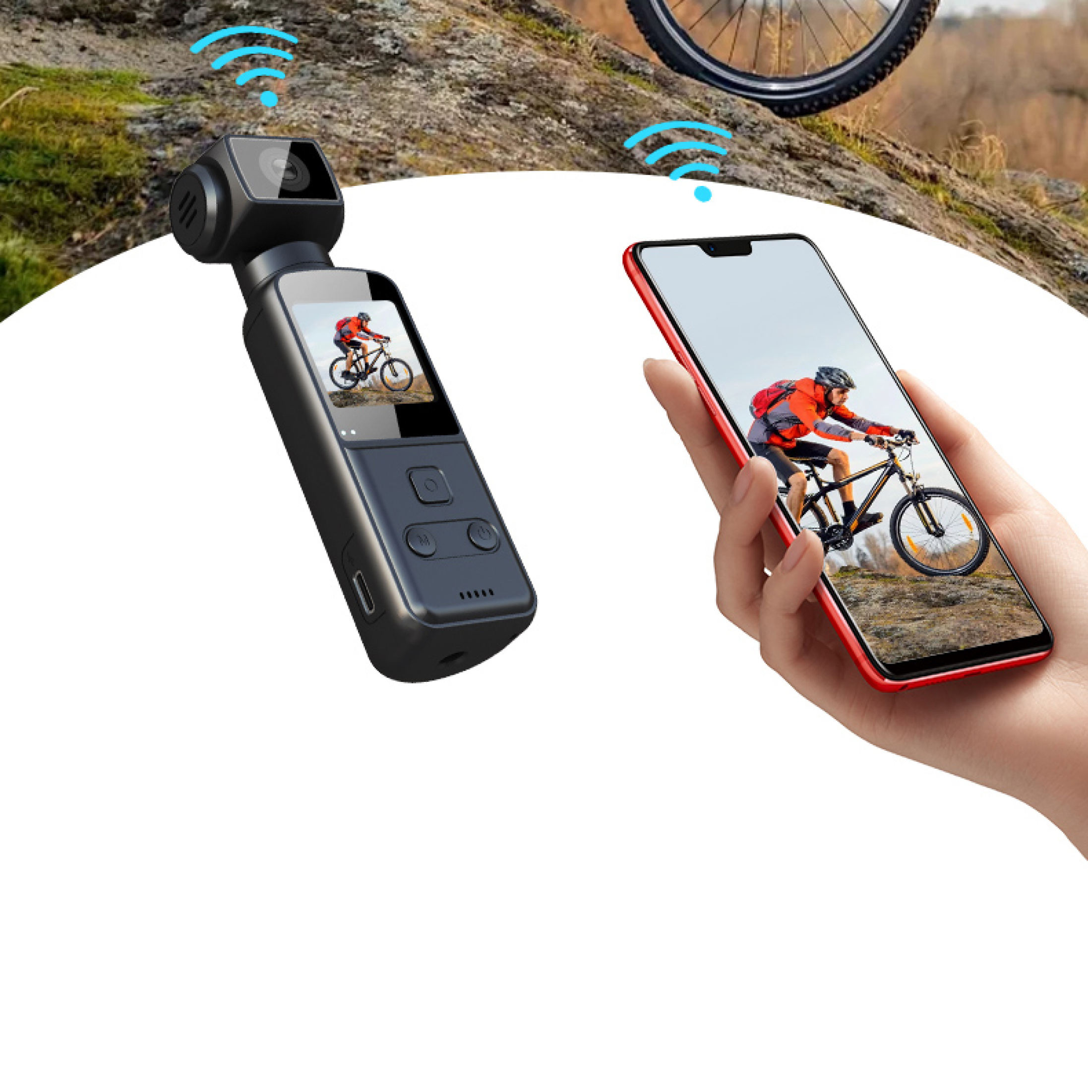 Alston 4K Ultra HD Pocket Action Camera 1.33 inch Anti shake of the ...