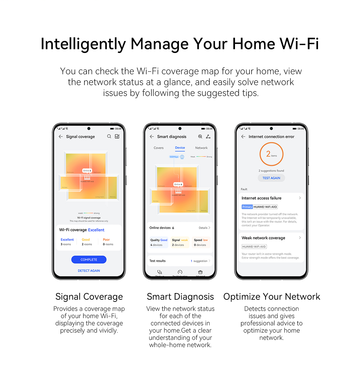 HUAWEI WIFI AX3 Router (Dual-Core) | 3 Gbps Dual-Band Wi-Fi 6 Plus ...