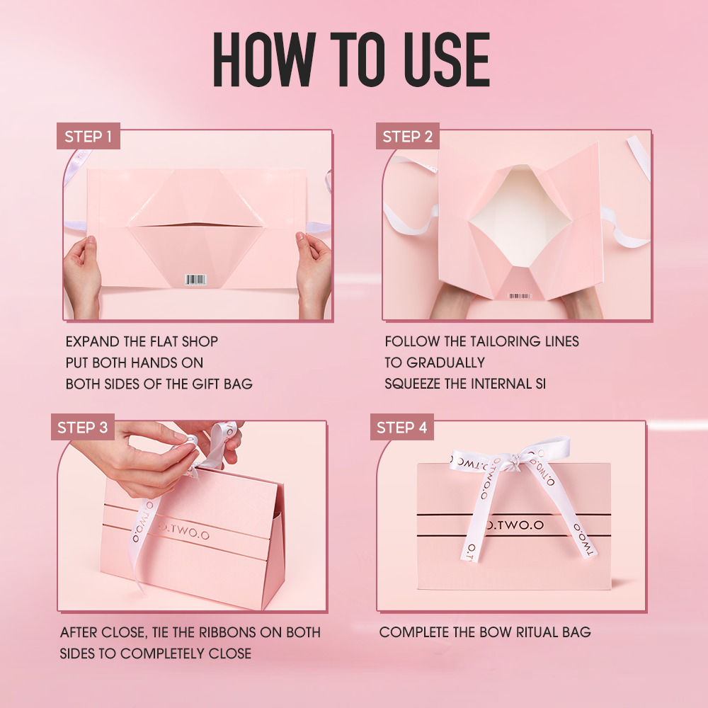 O.TWO.O Gift Box Pink Triangle box | Shopee Philippines