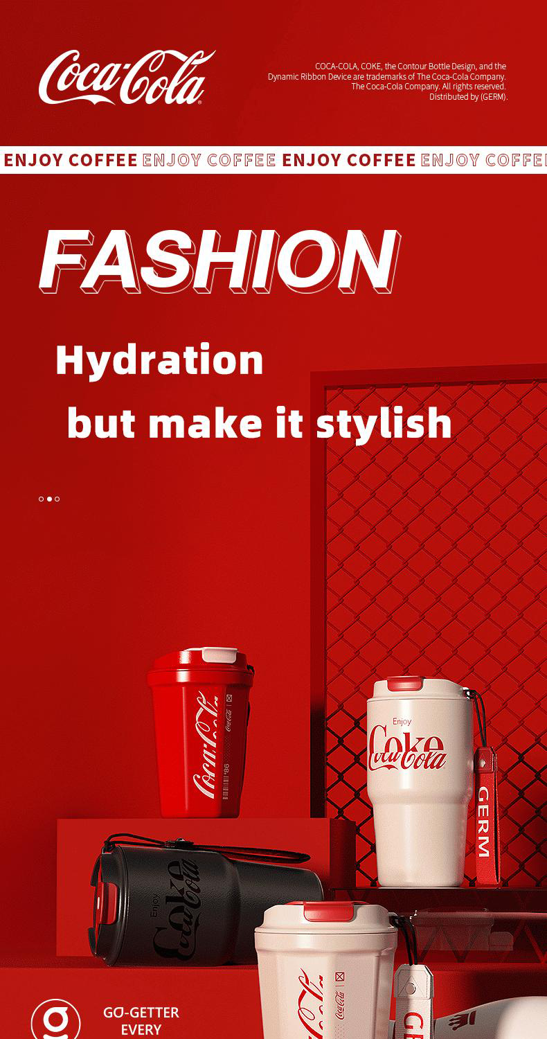Coca-Cola CCE Coffee Mug 316 Stainless Steel Hot and Cold Insulation ...