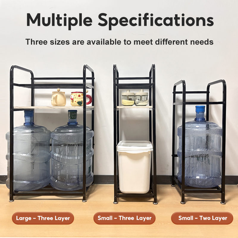 CHIT 2/3 Layers Gallon Rack Stand Water Container Rack With Storage ...