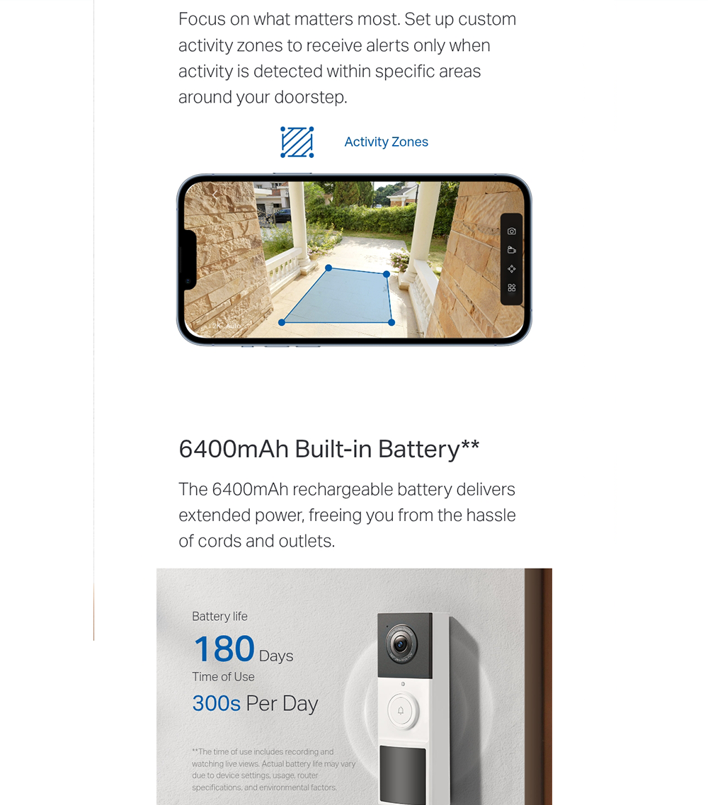 Tapo Official Store | TP-Link | D210 | Video Doorbell Camera | CCTV ...