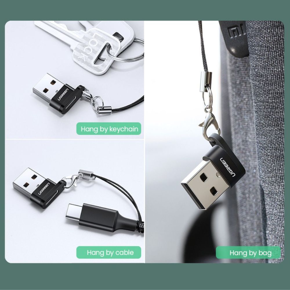UGREEN USB-A Male to USB-C Female Fast Charging & Data Sync USB ...