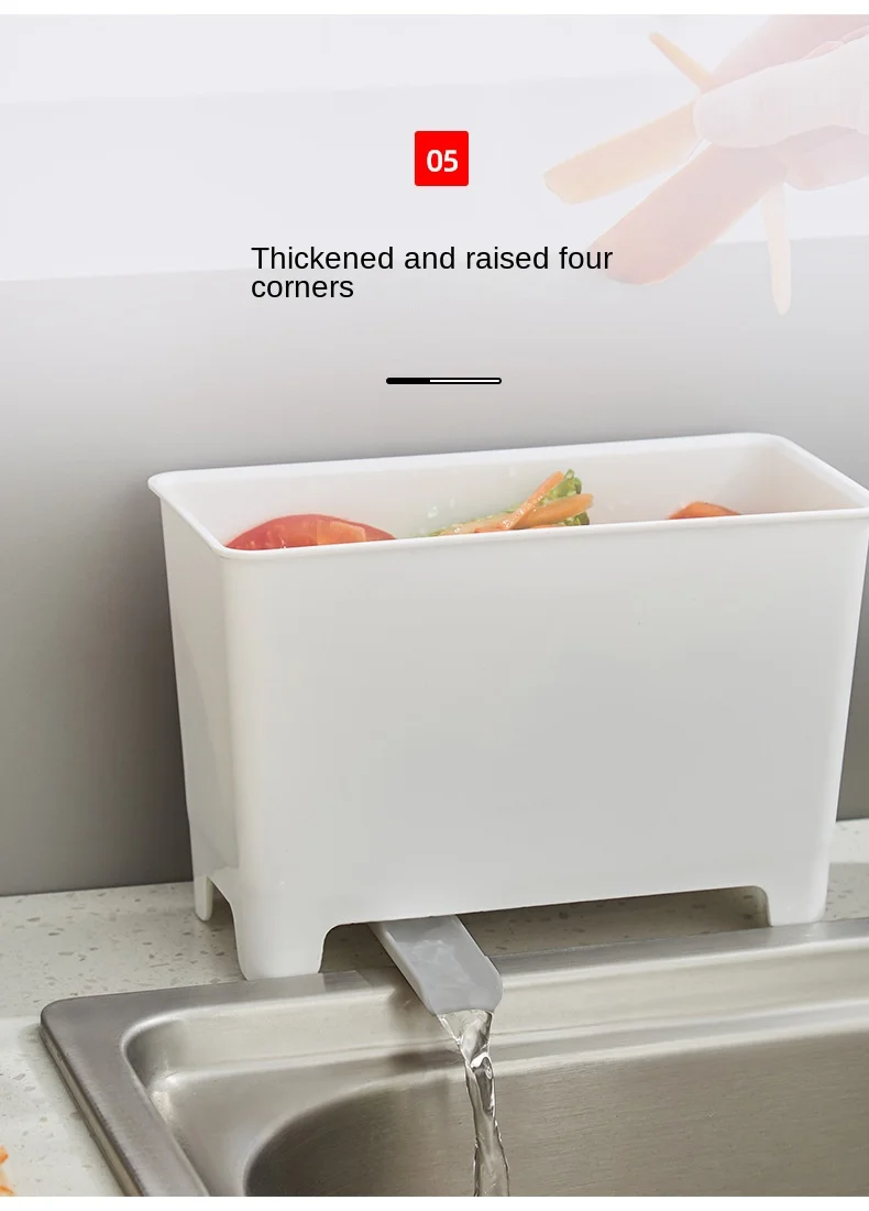 Kitchen Sink Strainer Food Residue Filter Drain Rack Vegetable ...
