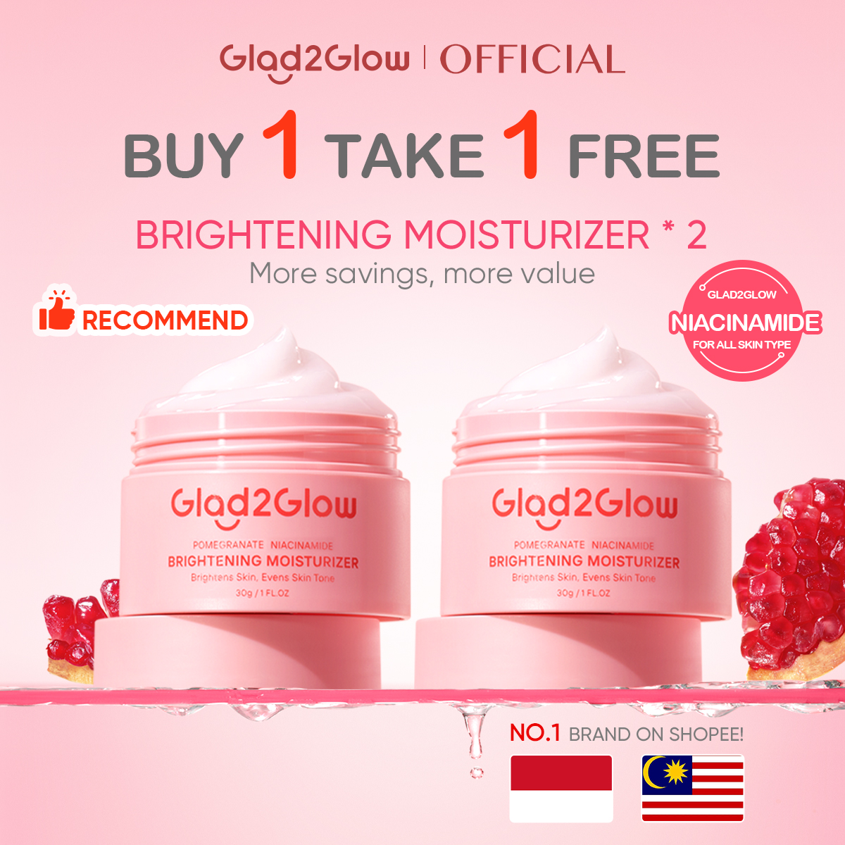[G2G]Glad2Glow Brightening Set Aha Bha Pha/10% Niacinamide/5% Ceramide ...