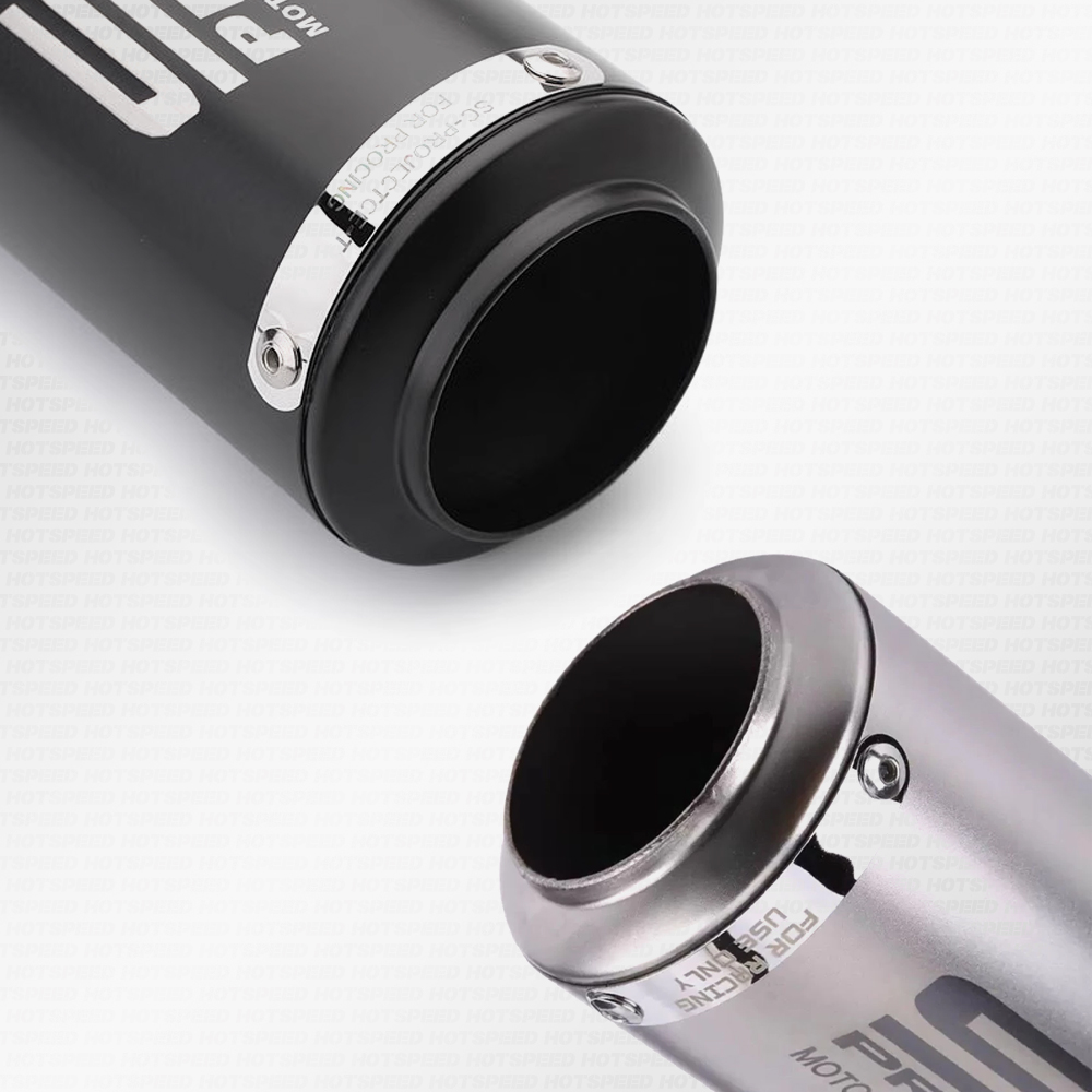 HOTSPEED SC Project Pipe For Motorcycle Exhaust Open Muffler Pipe ...