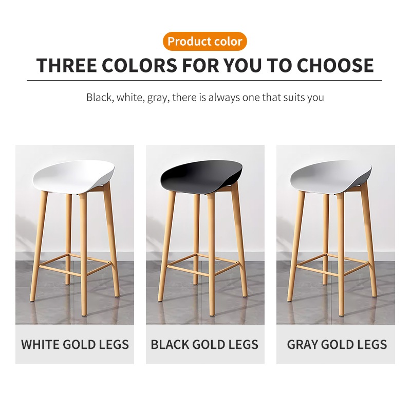 ⚡COD⚡ Bar Stool High Chair Bar Stool High Chair For Bar Counter High ...
