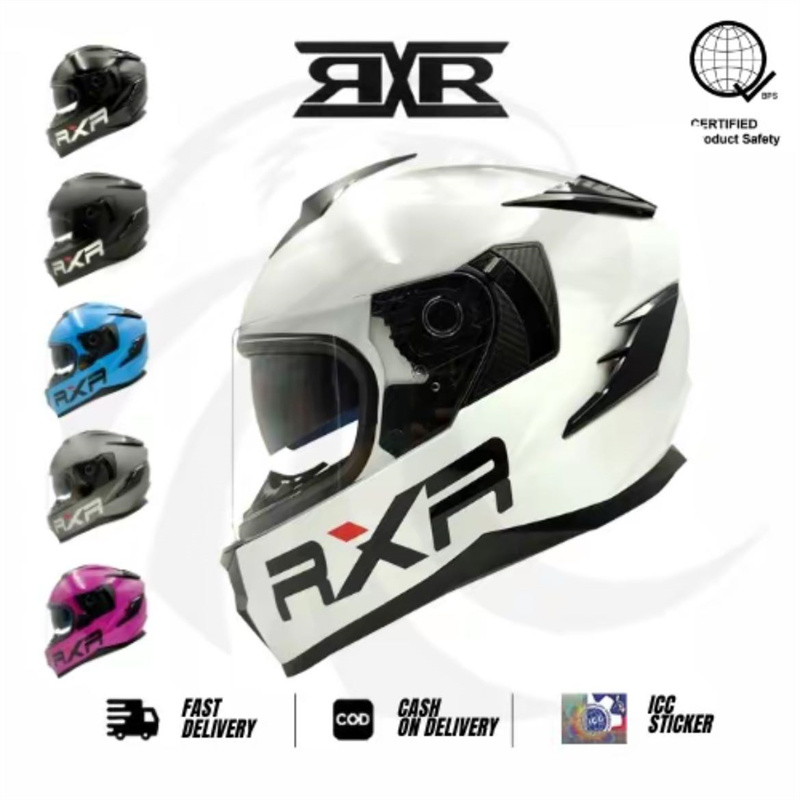 RXR Helmet Racing Style Aero Helmet Double Visor Road Cycling ...