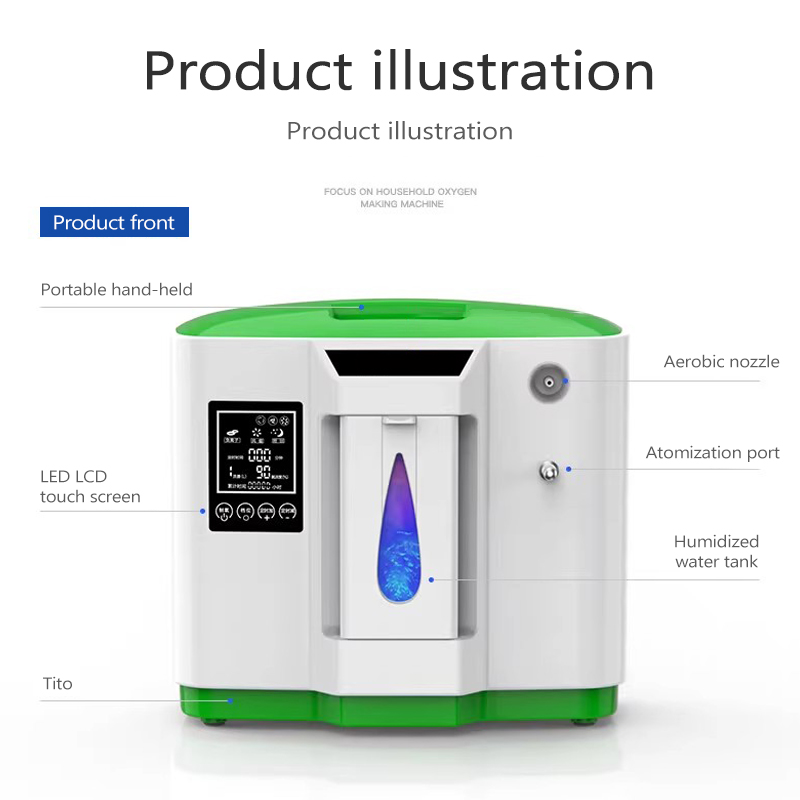 Home 8L Medical Oxygen Concentrator Vehicle Small Portable oxygen ...