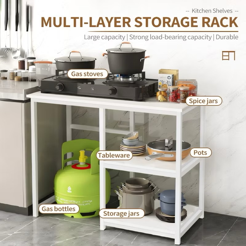 ♬COD♬ Gas Stove Stand Rack Kitchen Heavy Duty Gas Bracket Kitchen ...