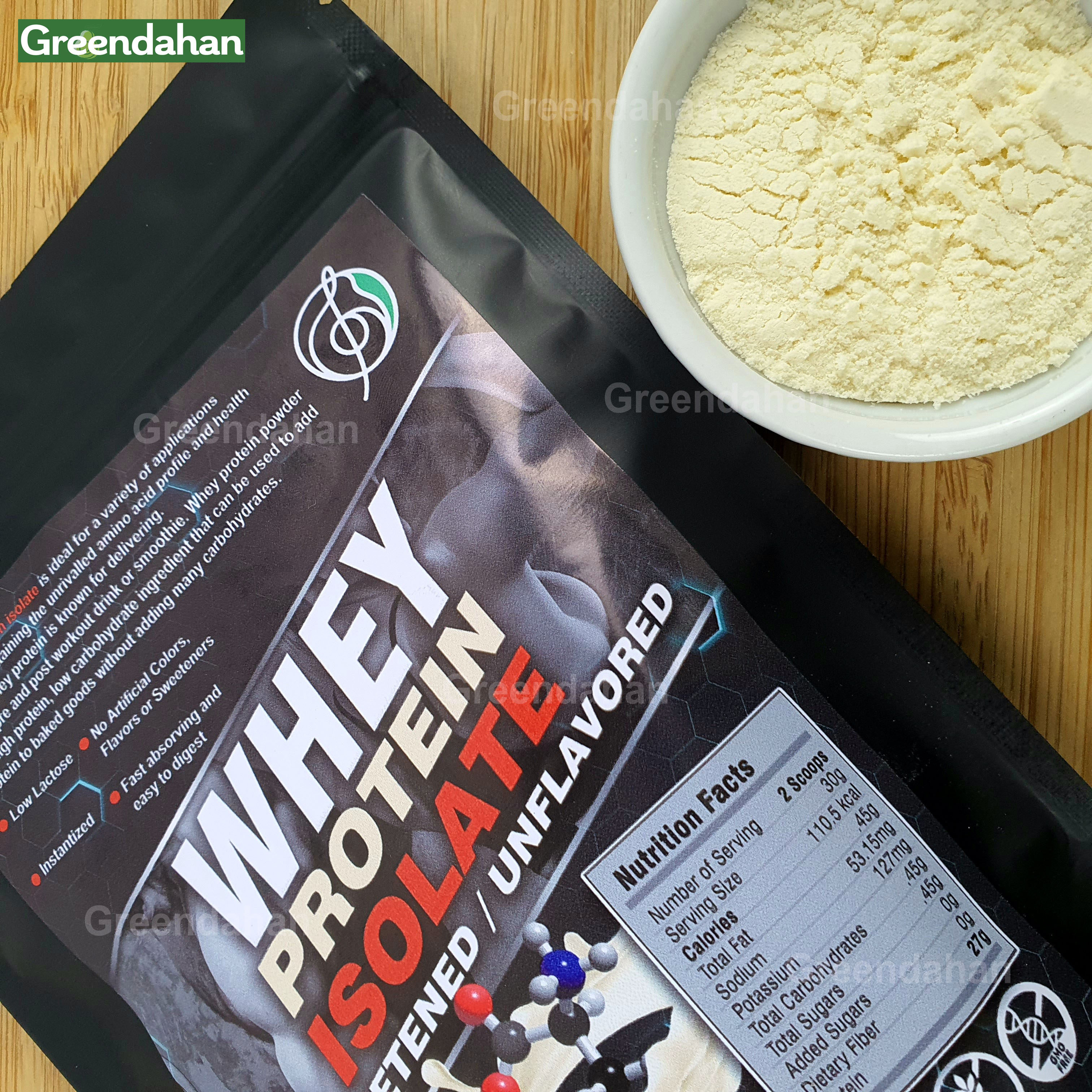 GREENDAHAN/ Whey Protein Isolate (Unflavored/Unswetened) 250g - Keto ...