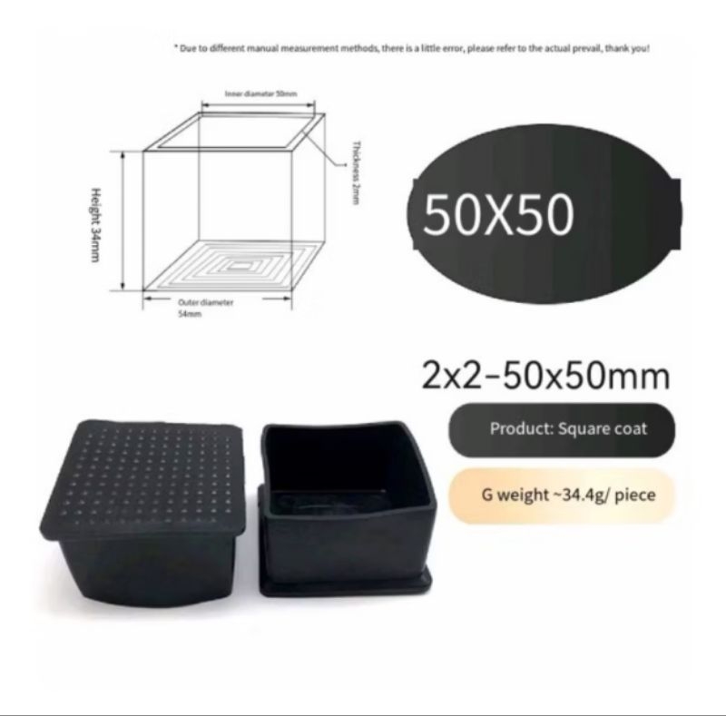 Rubber Footing Square Rubber Footing Rectangular Rubber Footing Table ...