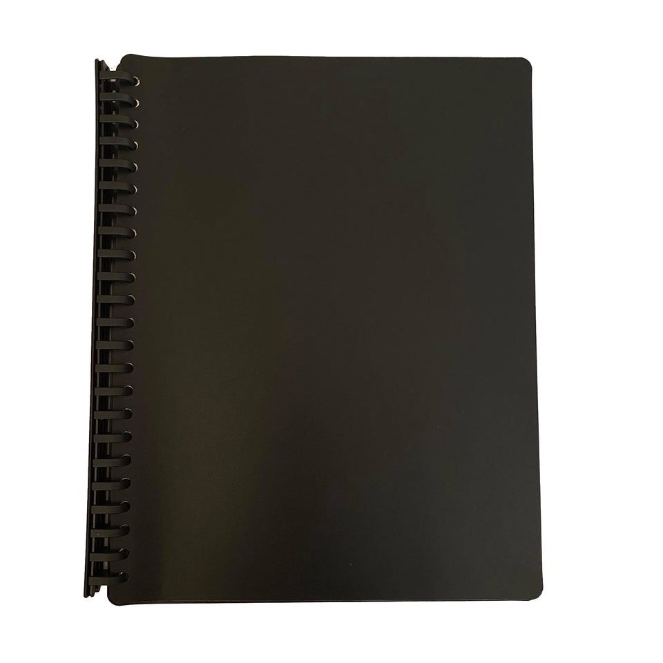 20-page clip hole file folder loose-leaf folder detachable transparent ...