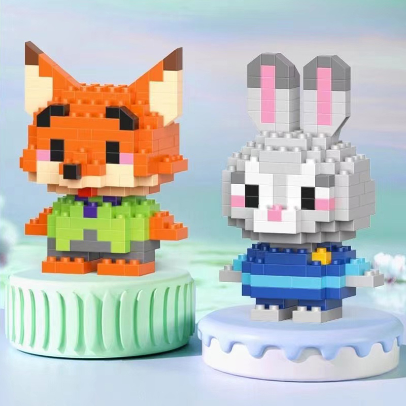 【DUZ】Mini Building Block Assembled Small Sanrio Particles Toys For Kid ...