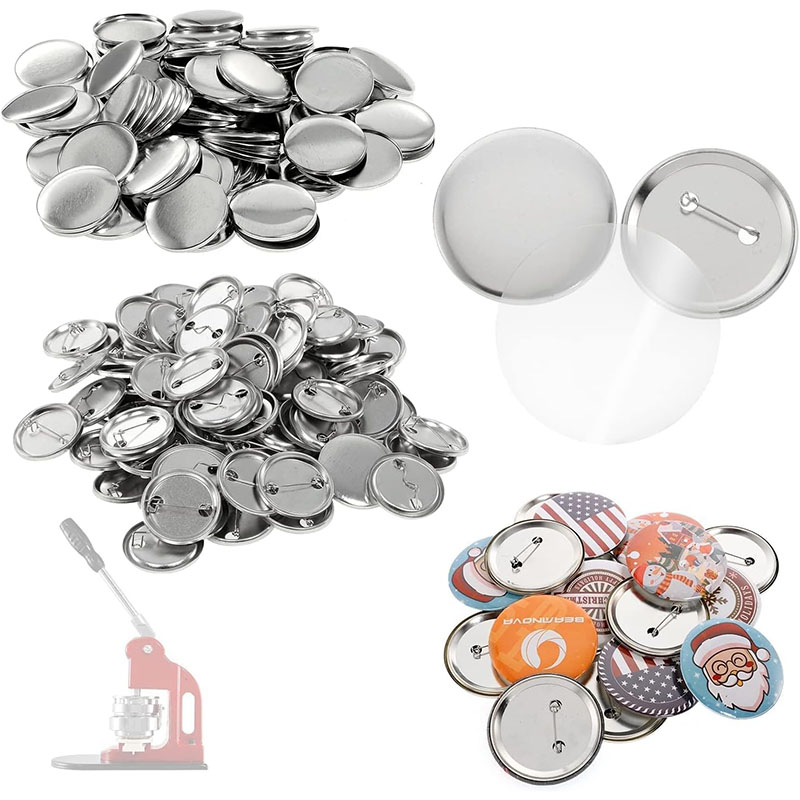 100Pcs 58mm DIY Badge Button Pins Refrigerator Magnet Soft Magnetic DIY ...